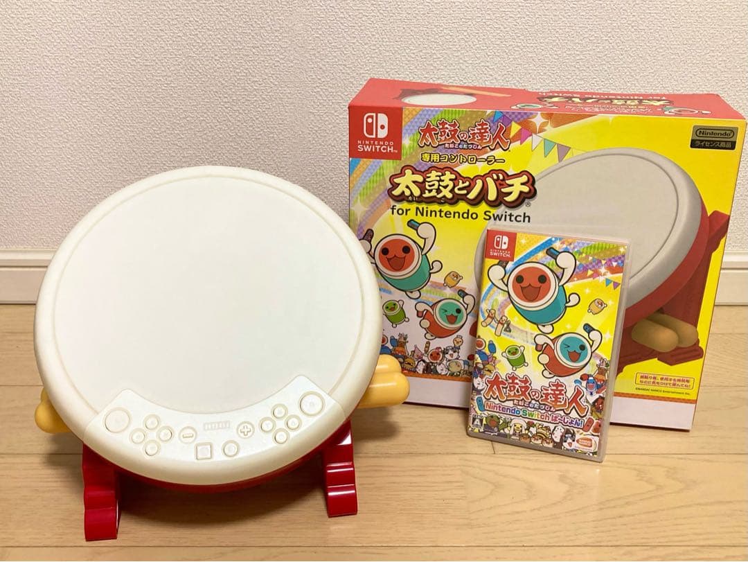 太鼓の達人Switch版ソフト＆太鼓の達人コントローラー (2点セット)