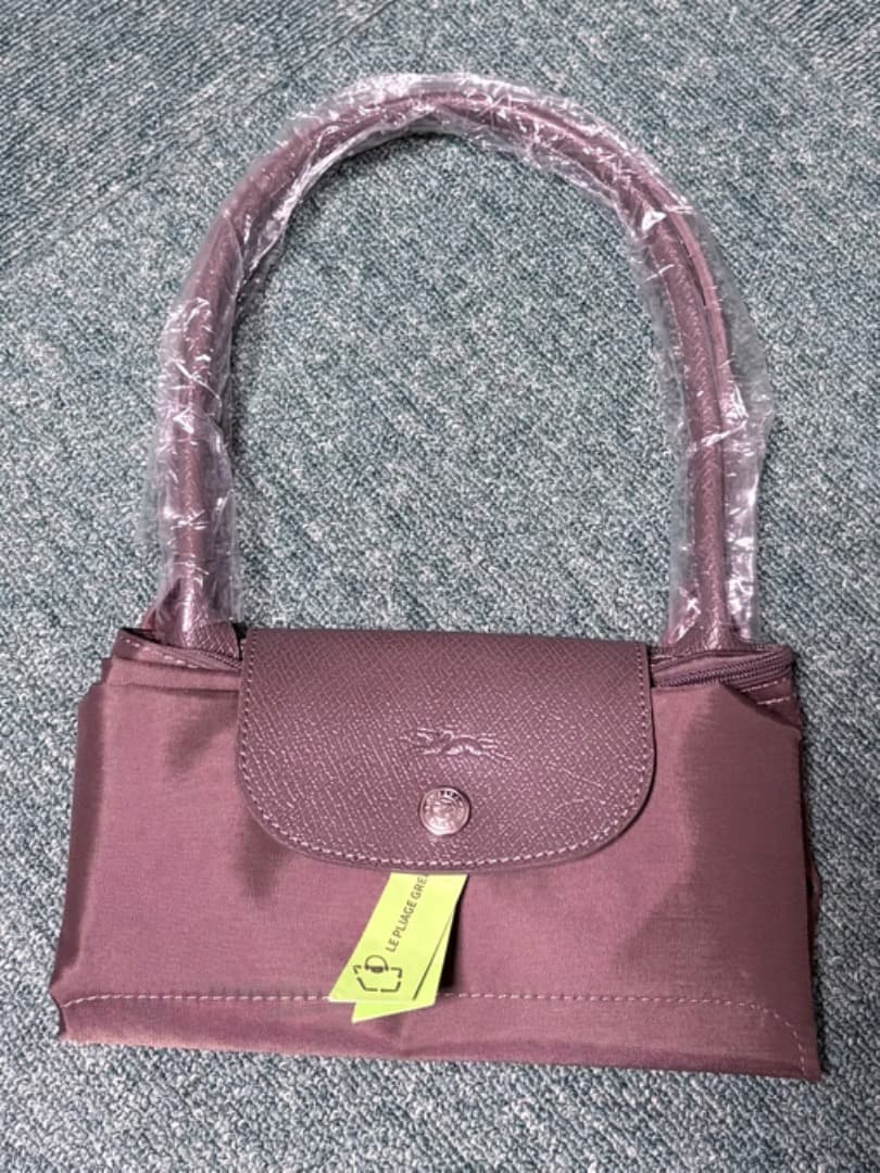 ロンシャン　ル プリアージュ グリーン　ロングハンドル　M テラ(TERRE)