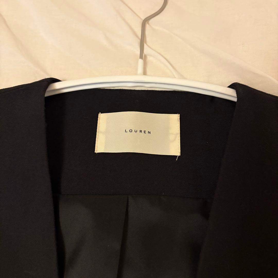 ジャケット・アウター louren slit sleeve no collar jacket