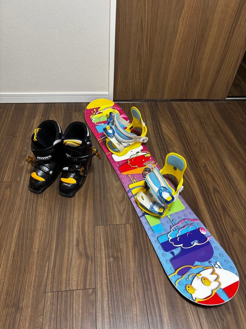 スノーボード　キッズ　110 ブーツセット19-20