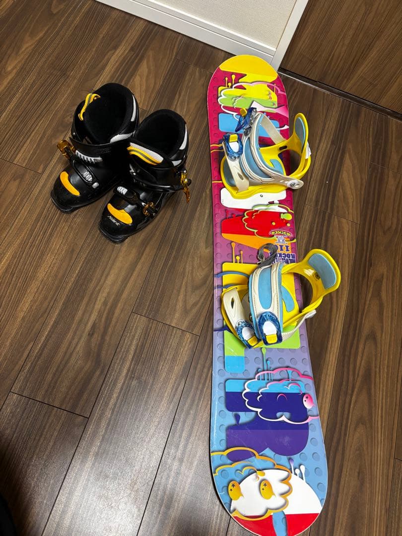 スノーボード　キッズ　110 ブーツセット19-20