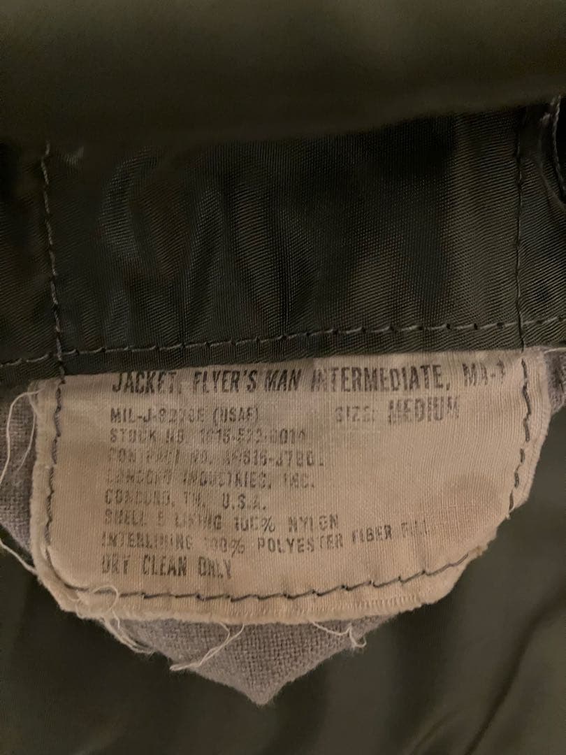 70s MA-1 MIL-J-8279E (USAF) CONCORD製