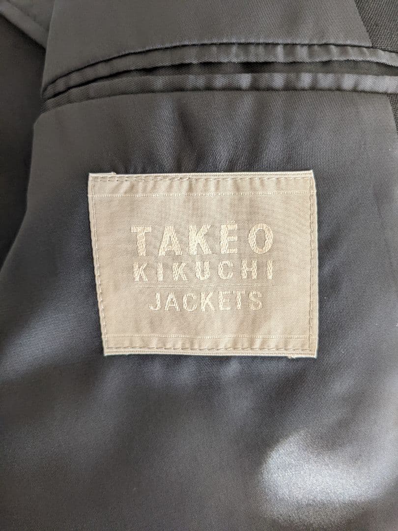 【新品】タケオキクチ ダブルブレスト 　テーラード　ジャケット　ブラック　3L