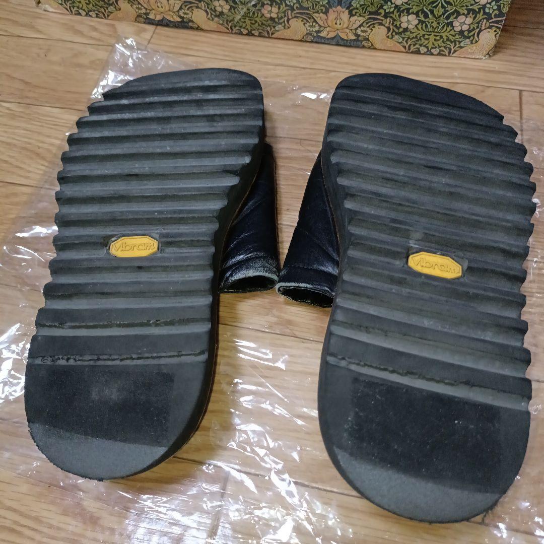 DAIRIKU レザーサンダル 20ss slipper for guests
