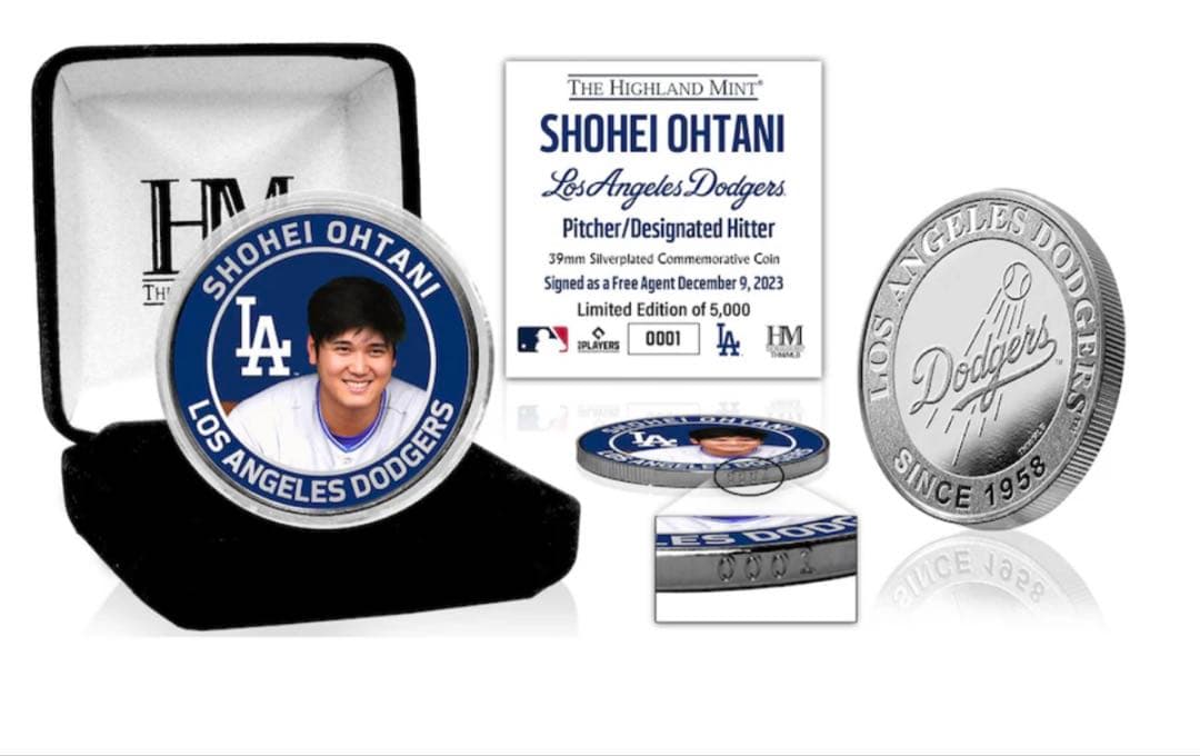 222大谷翔平 ドジャース 記念 限定5000個　シリアル3249