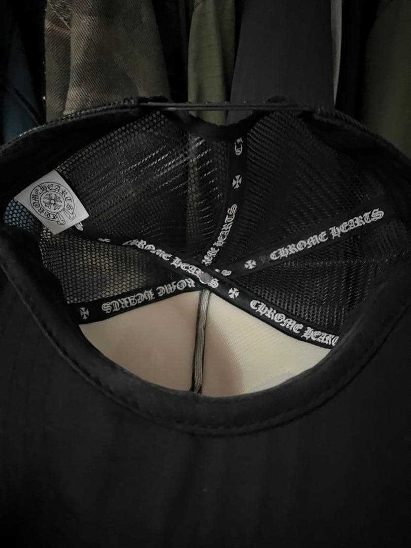 CHROME HEARTS トラッカーハット ホワイト/ブラック