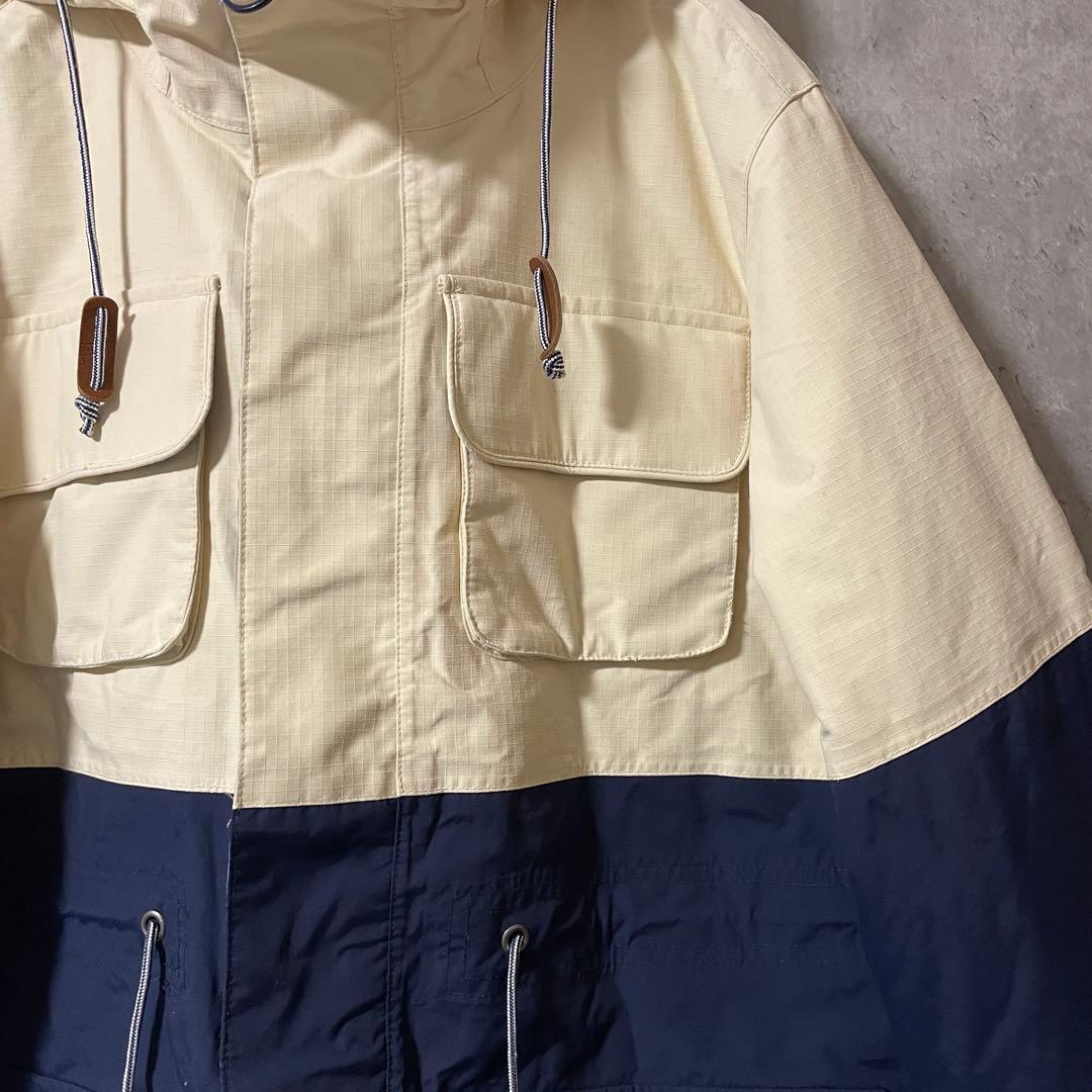 Burtonバートンスキーウェアスノーボードジャケットパーカーフード紺ネイビー白