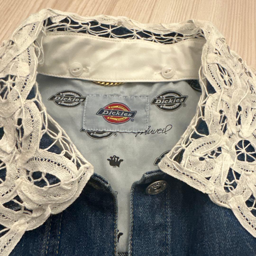 15　 レース襟デニムジャケット