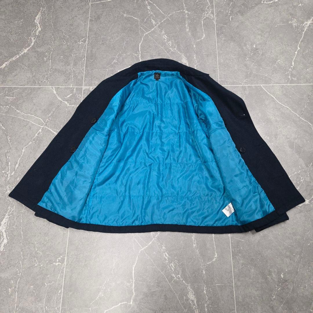 adidas Pコート ネイビー XOサイズ オーバーサイズ