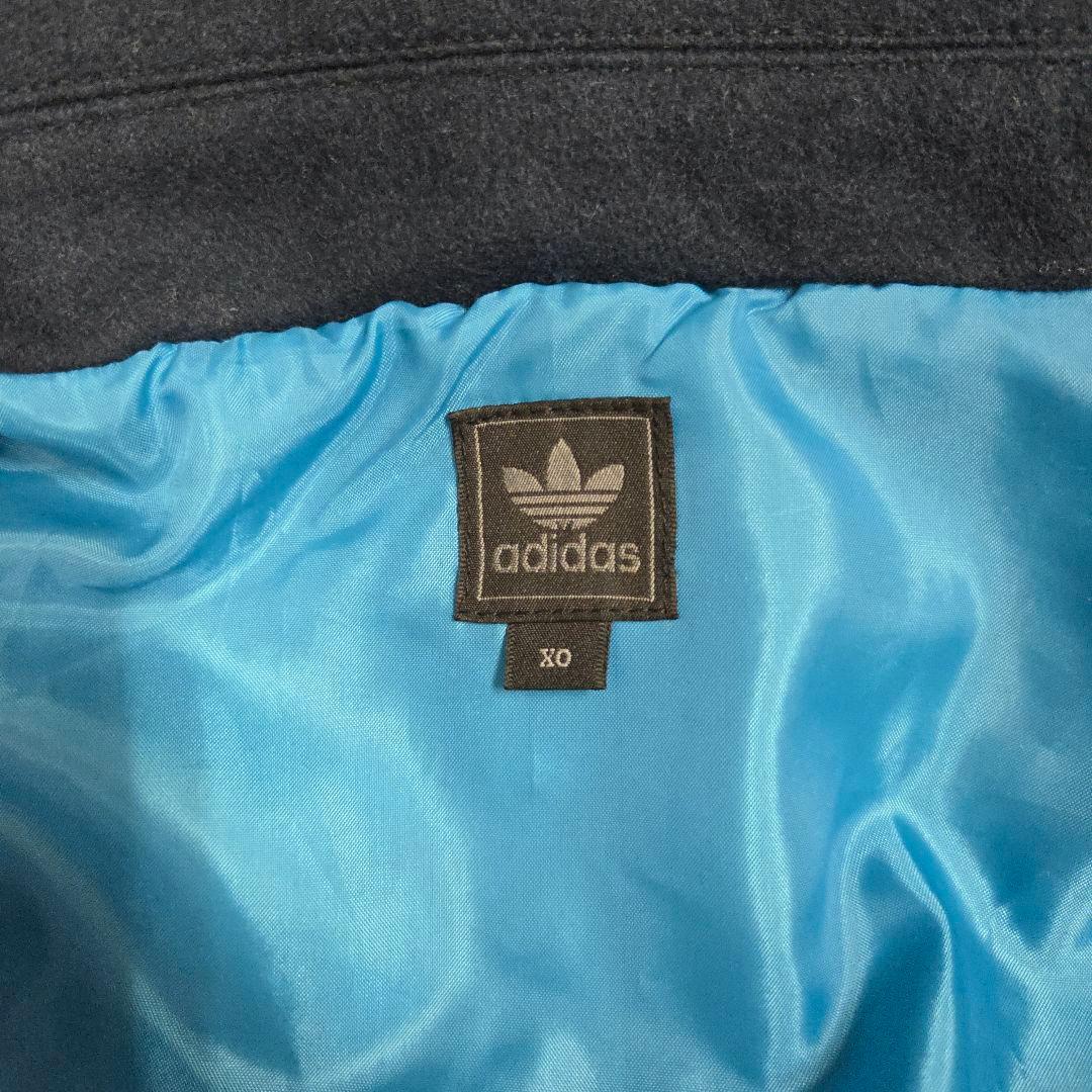 adidas Pコート ネイビー XOサイズ オーバーサイズ