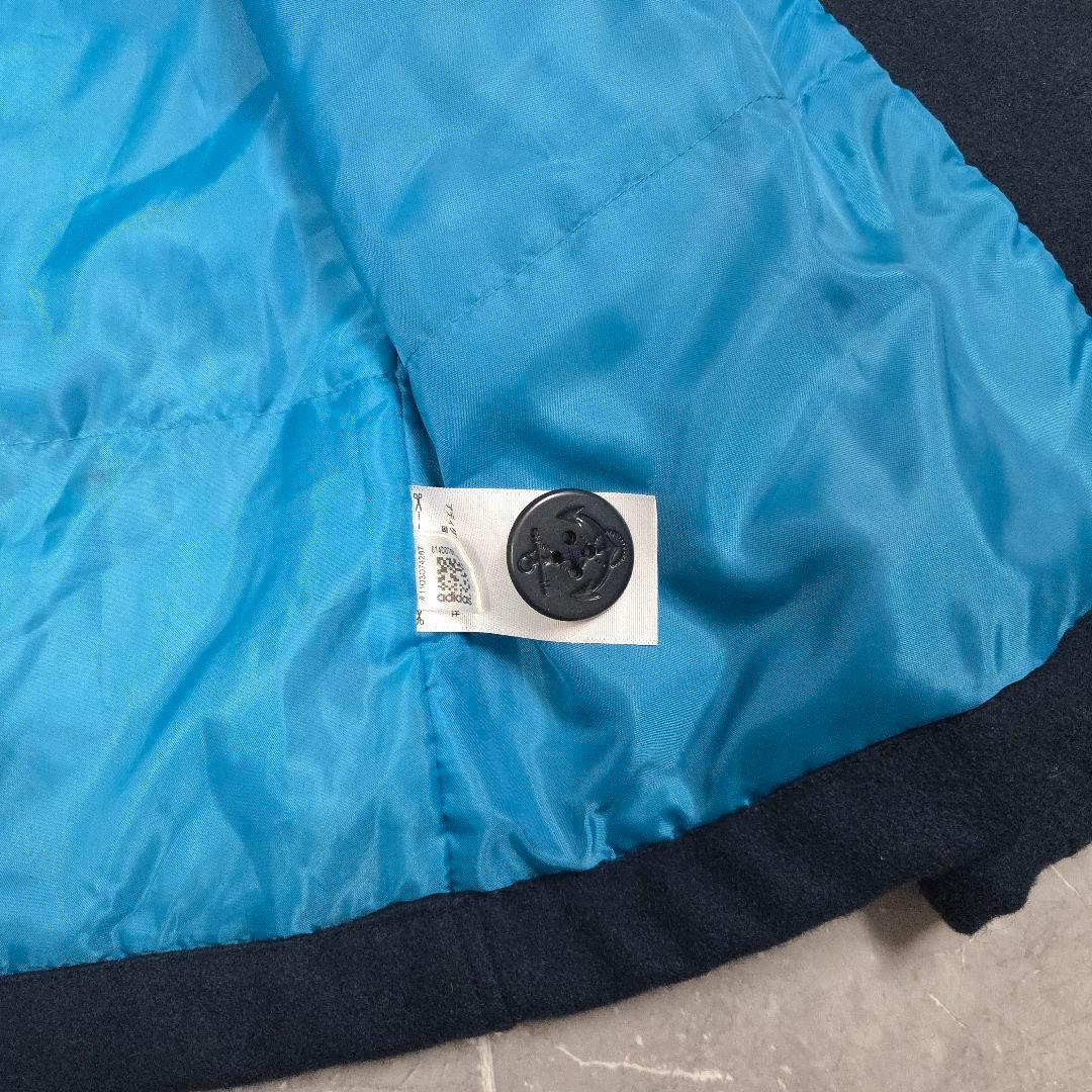 adidas Pコート ネイビー XOサイズ オーバーサイズ
