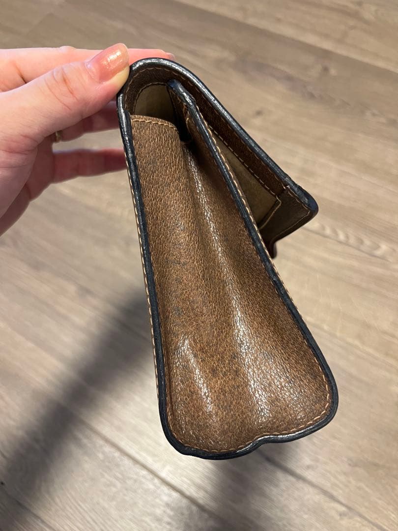 【人気】オールドグッチ　Gucci GGパターン クラッチバッグ