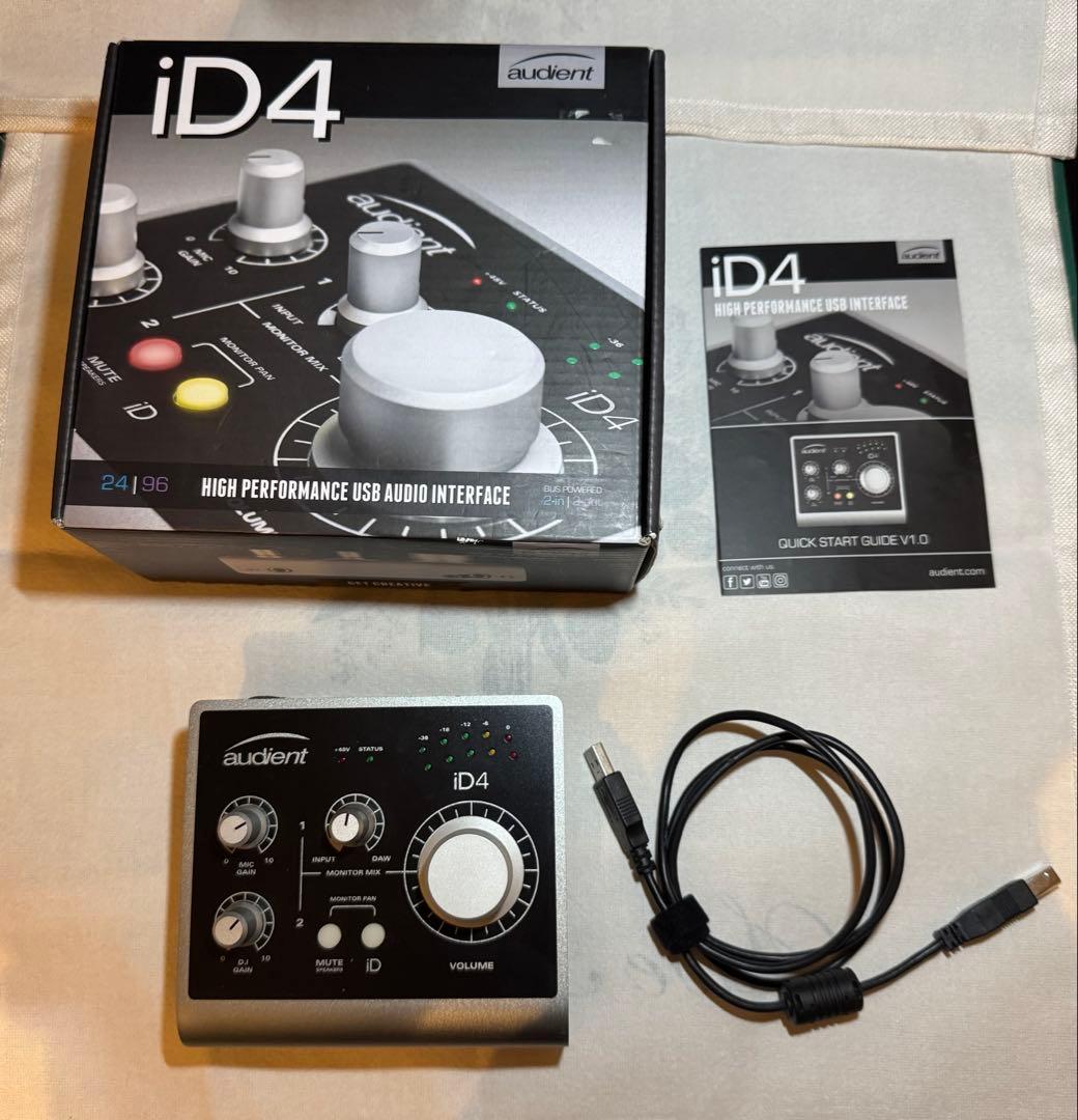 Audient iD4 第1世代 USBオーディオインターフェース 動作良好