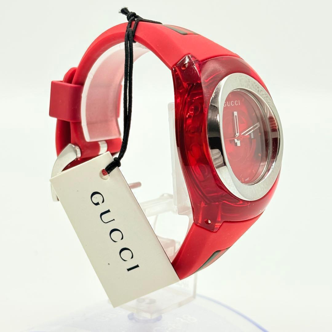 GUCCI グッチsync archive Watch rubber レッド