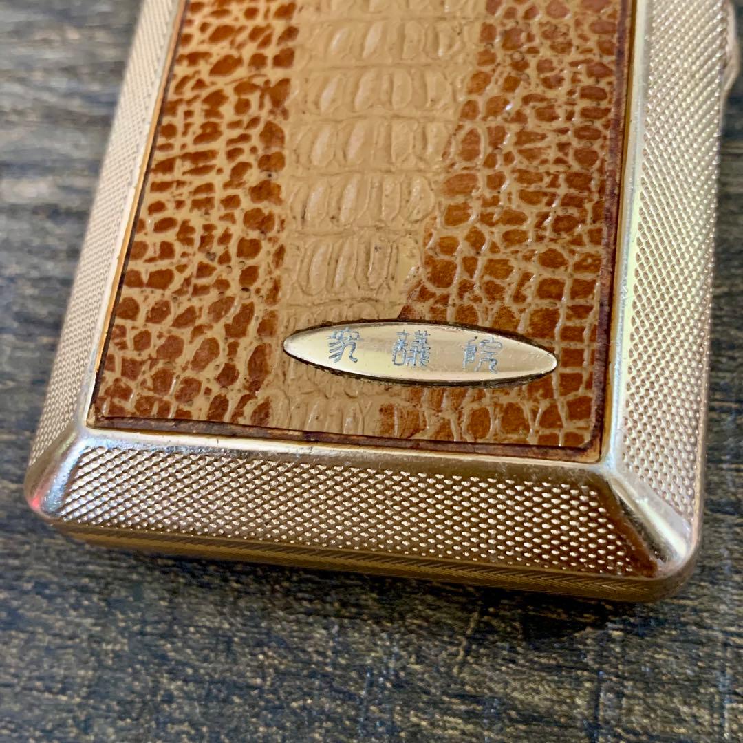 【激レア貴重】衆議院議員 ウインドミル×ロンジン ライター内蔵タバコケース 菊紋