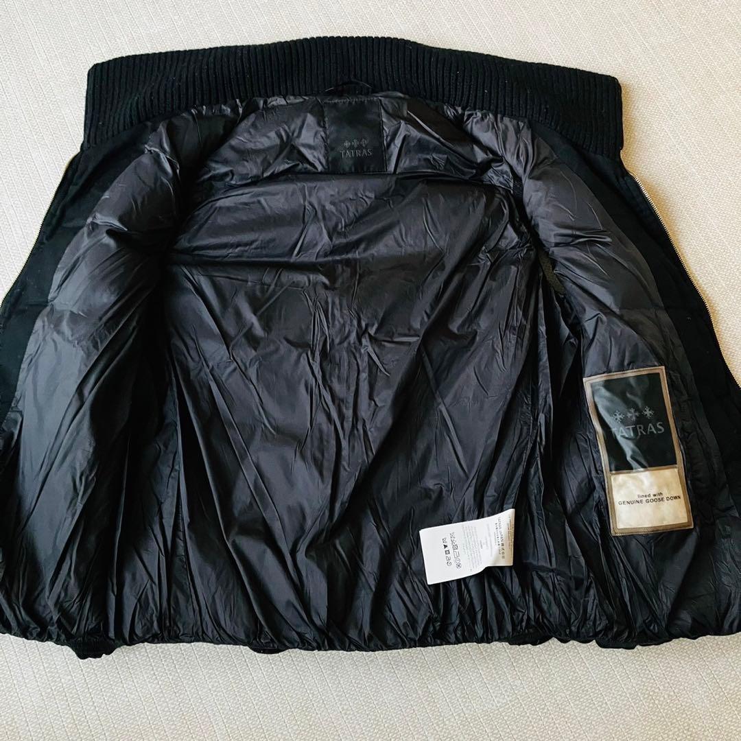 【美品】タトラス ダウンベスト ルセラ ブラック L 03 LTA19A4572