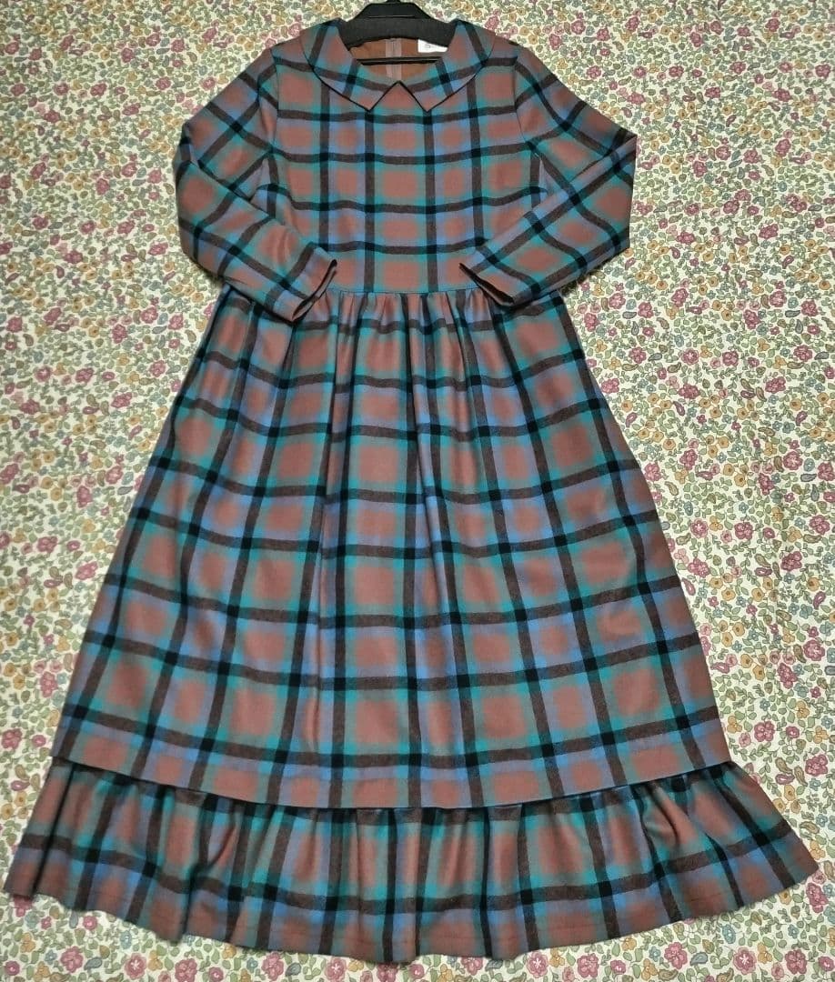 れ*に様 ジェーンマープル　タータンチェック　day dress 新品