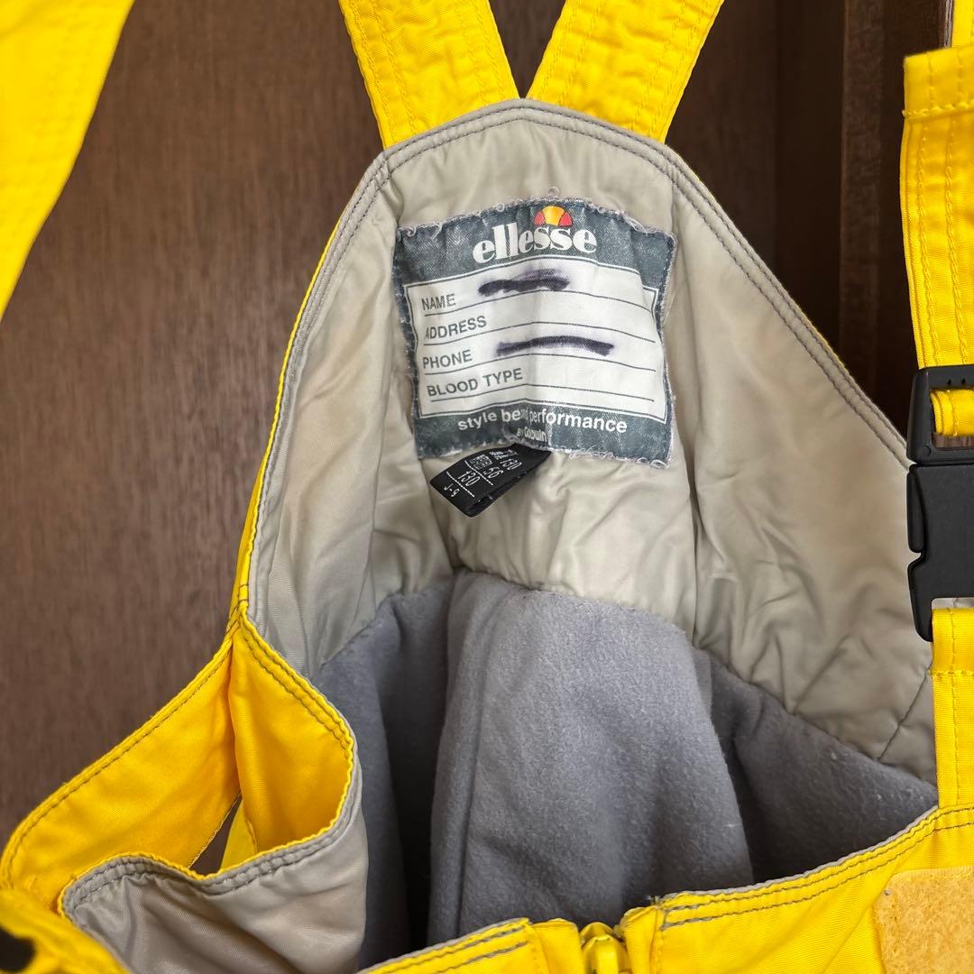 ellesse スキーウェア グレー/イエロー　130