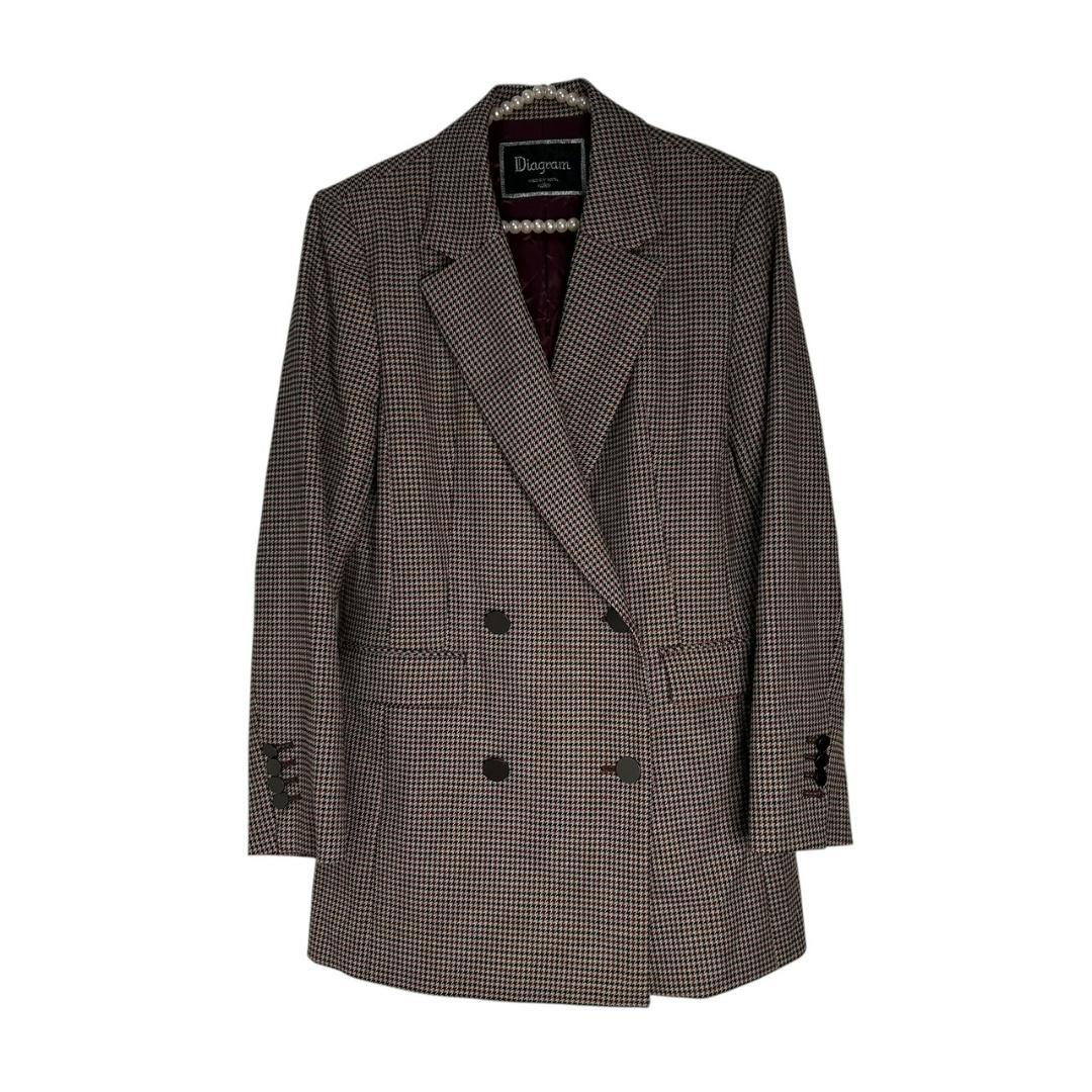 美品　グレースコンチネンタル　ダイヤグラ　ダブルブレストジャケット　36