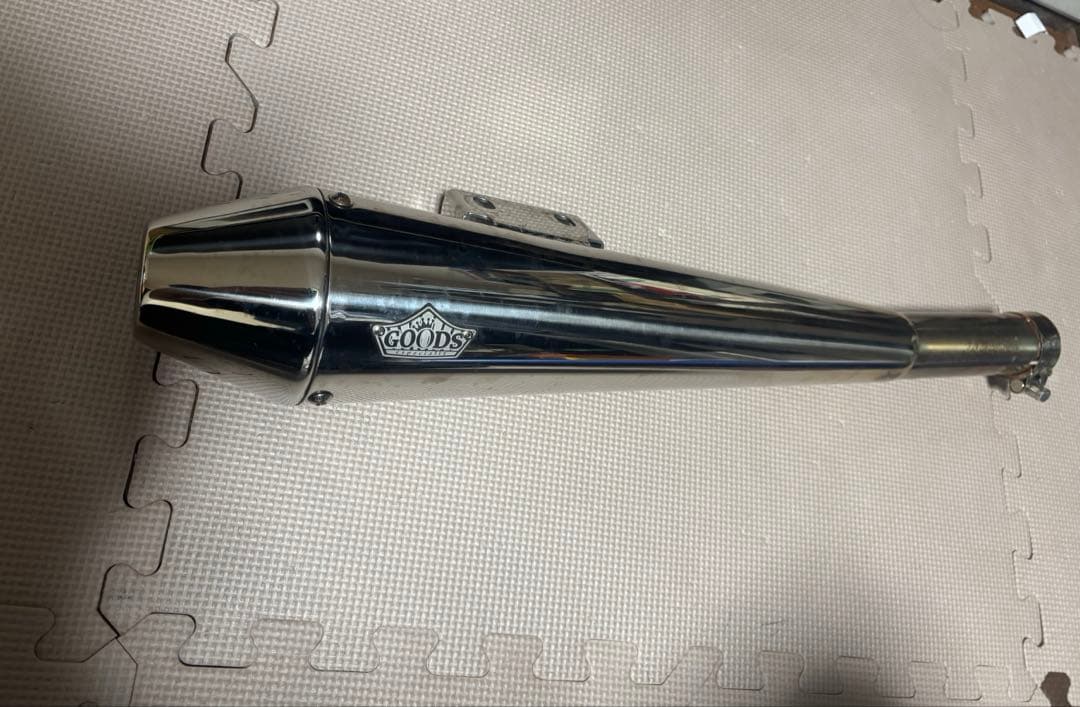 sr400 goods テーパードコーン スリップオン　マフラー　2％er