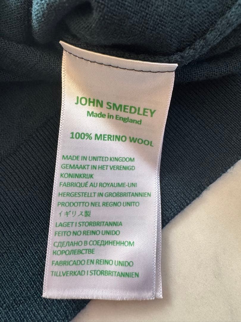 【新品未使用】JOHN SMEDLEY （ジョンスメドレー)コットンポロシャツ