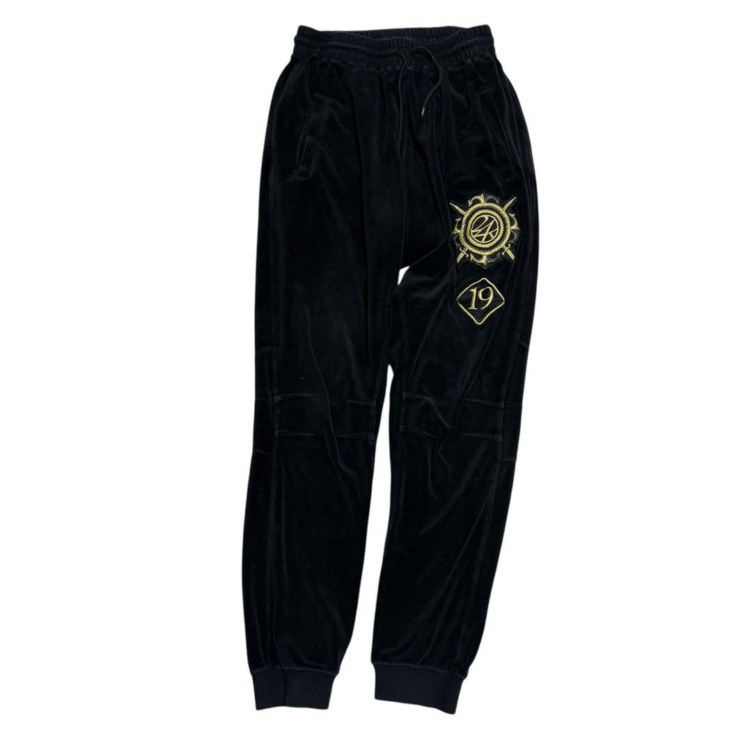 希少　24karats TRIBE OF GOLD ベロア刺繍 セットアップM