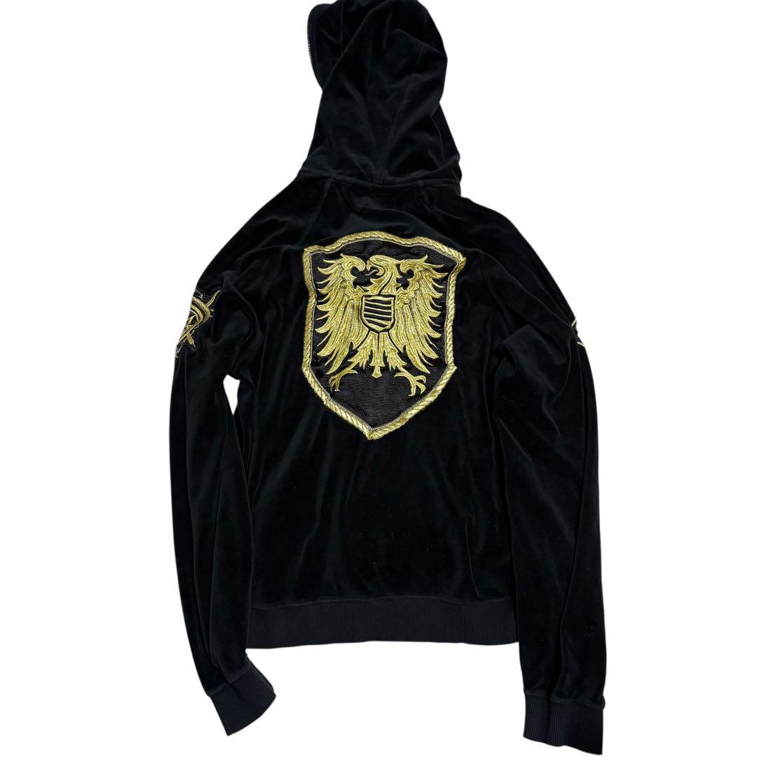 希少　24karats TRIBE OF GOLD ベロア刺繍 セットアップM