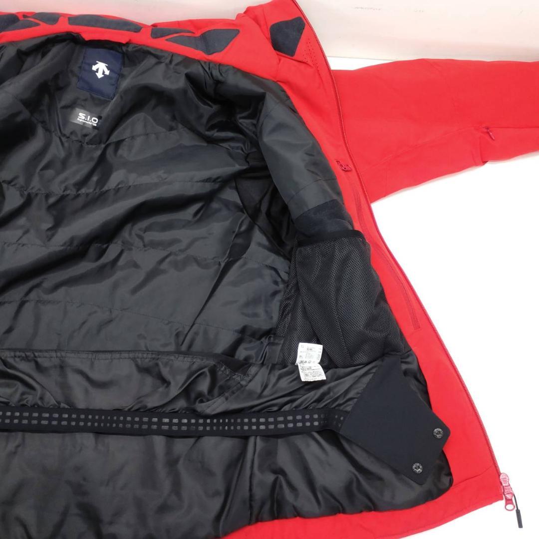 DESCENTE スキー S.I.O インサレーテッドジャケット L レッド