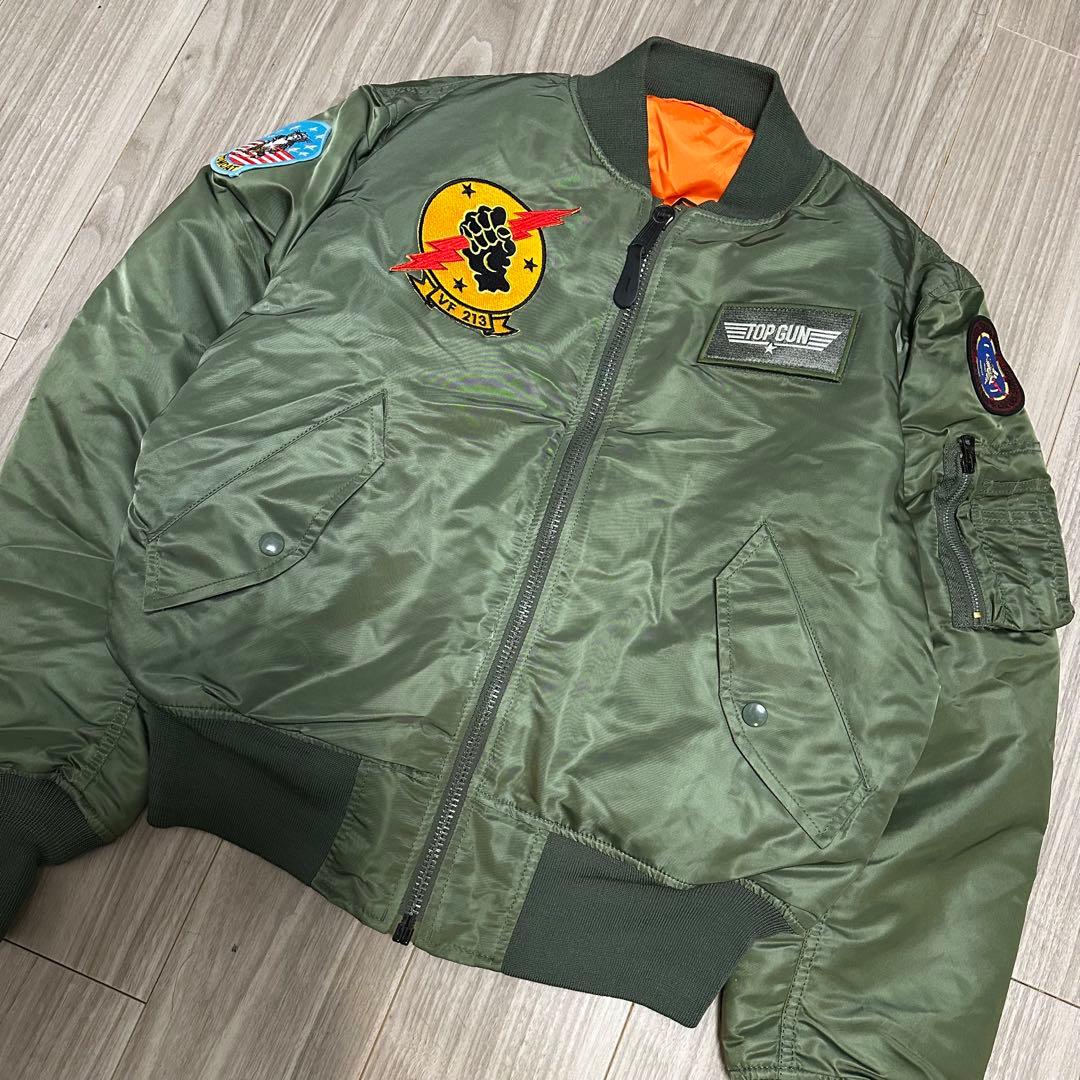 ALPHA INDUSTRIES MA-1 TOP GUN フライトジャケット