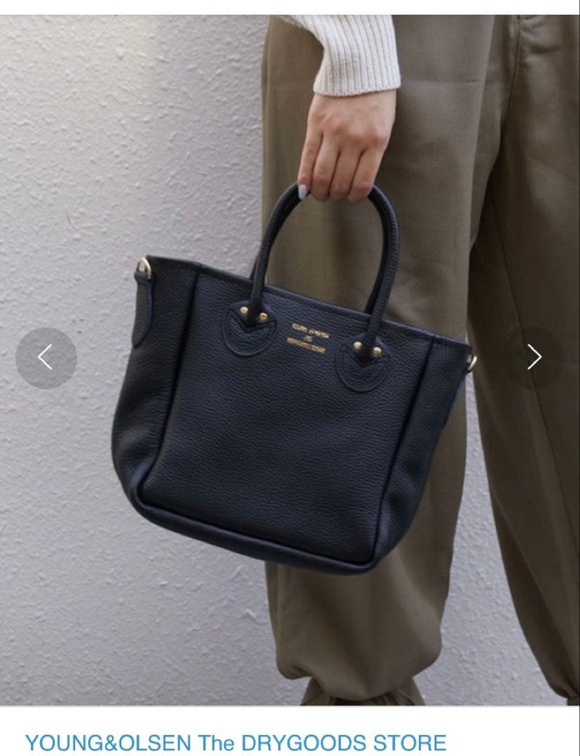 ヤングアンドオルセン レザー 2wayショルダーバッグ