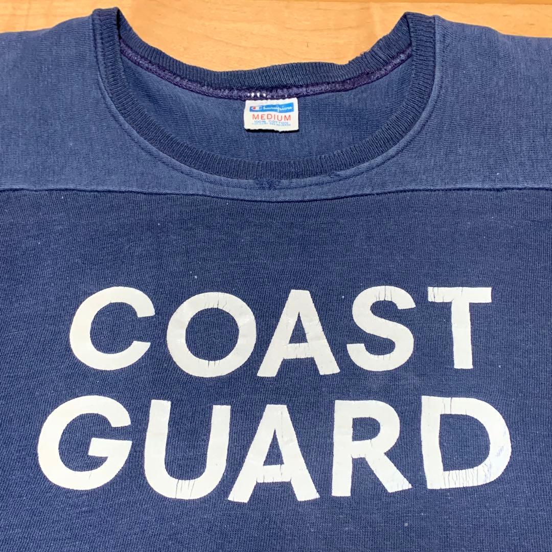 超レア‼️ 70s Champion COAST GUARD フットボールTシャツ