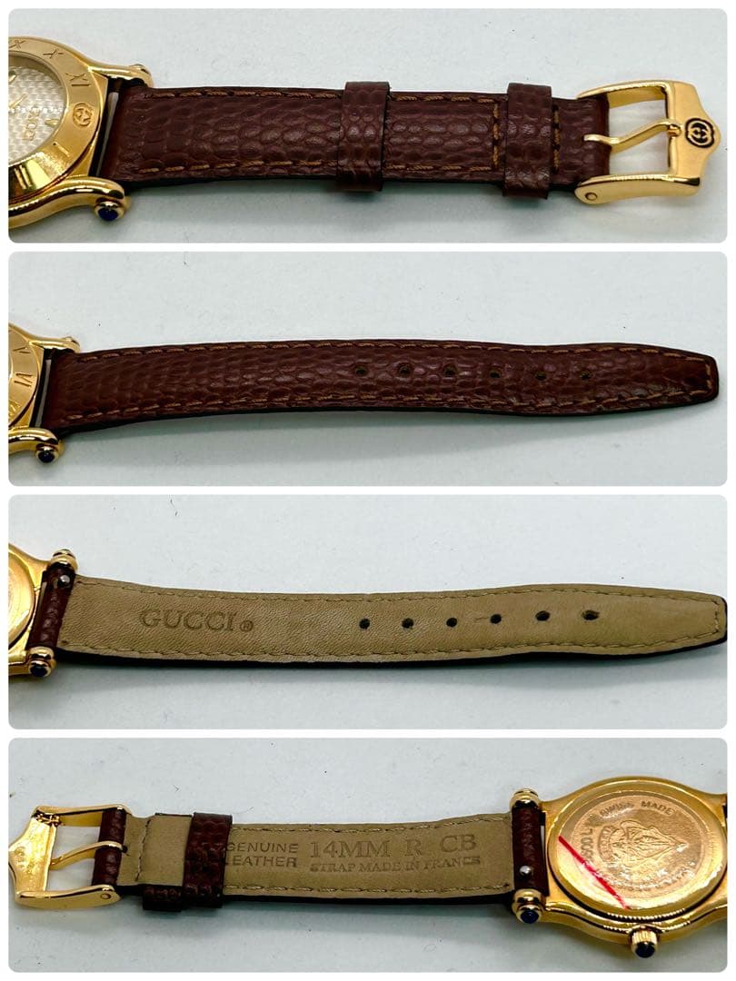 新品電池/稼働 GUCCI 6500L 未使用級 腕時計 QZ レディース