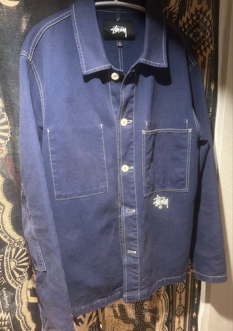 バ*。様 STUSSY stussyカバーオール　ジャケット　ステューシー