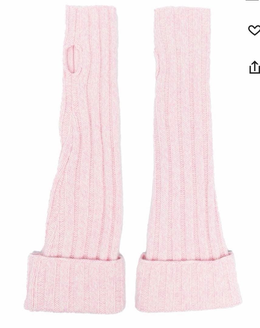 GANNI arm warmer pink 新品未使用タグ付き
