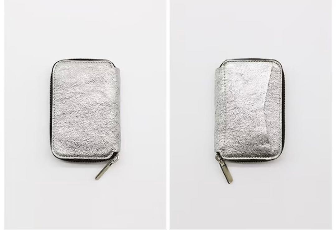 【新品未使用】MADAYA ナダヤ 財布 mu HAKU シルバー