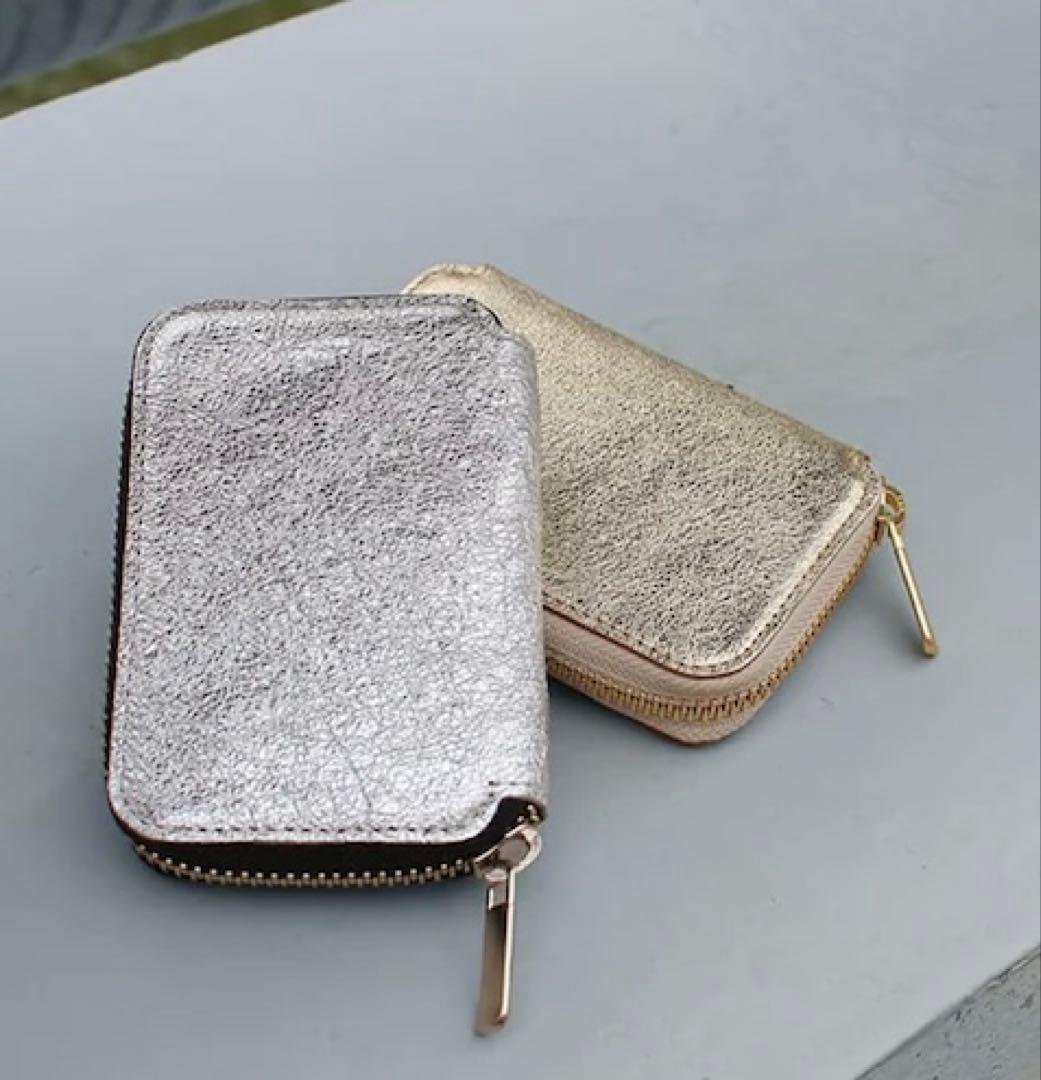 【新品未使用】MADAYA ナダヤ 財布 mu HAKU シルバー