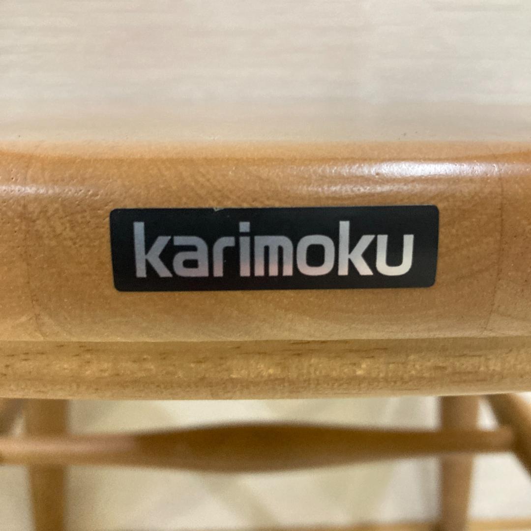 【カリモク】ルスティック　ダイニングチェア　２脚セット　椅子　カントリー A