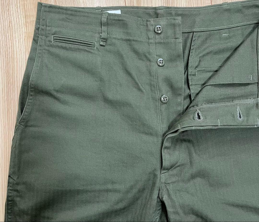 ANATOMICA チノパンツ ヘリンボーン