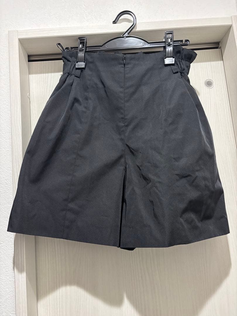 machatt ギャバジンショートパンツ ブラック M