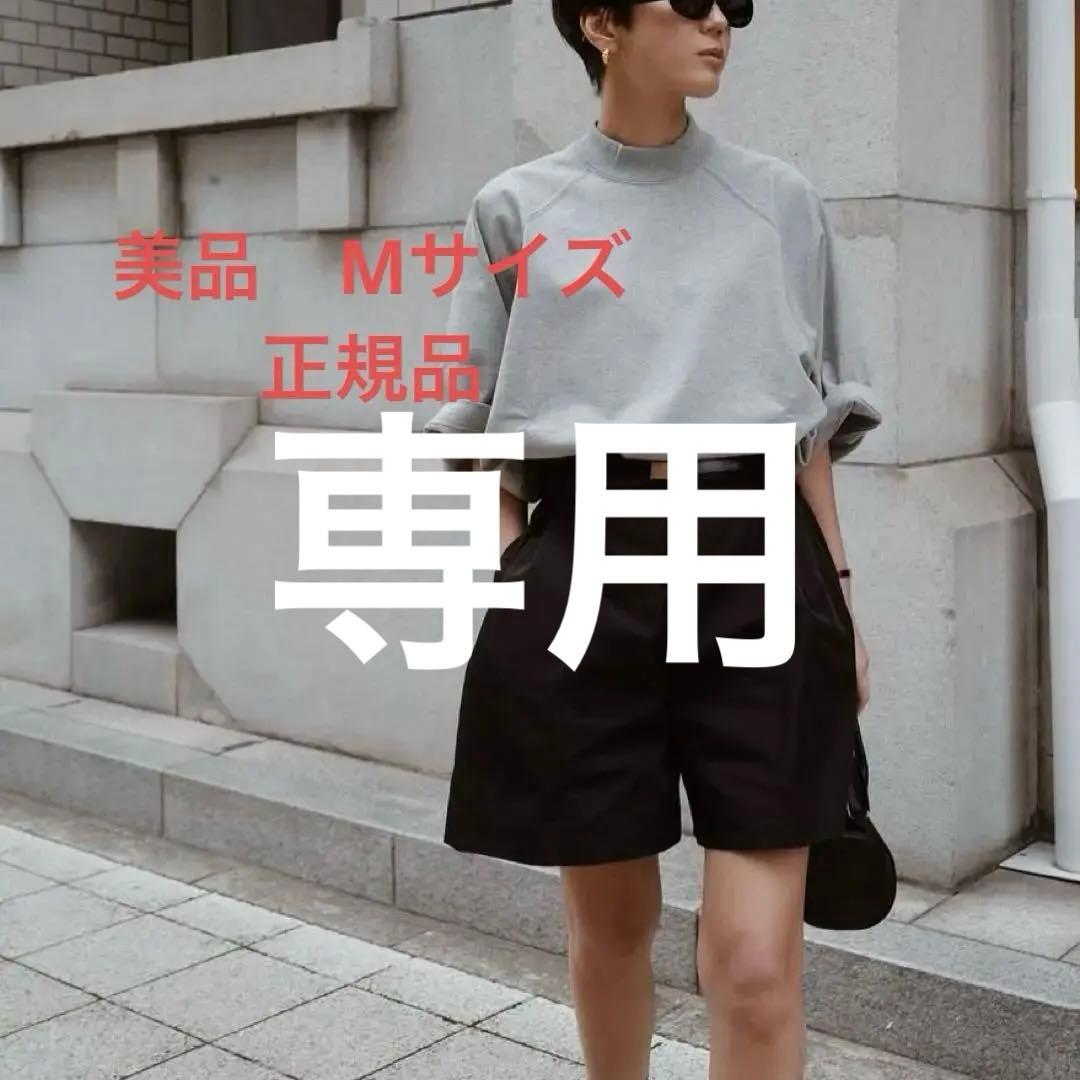 machatt ギャバジンショートパンツ ブラック M