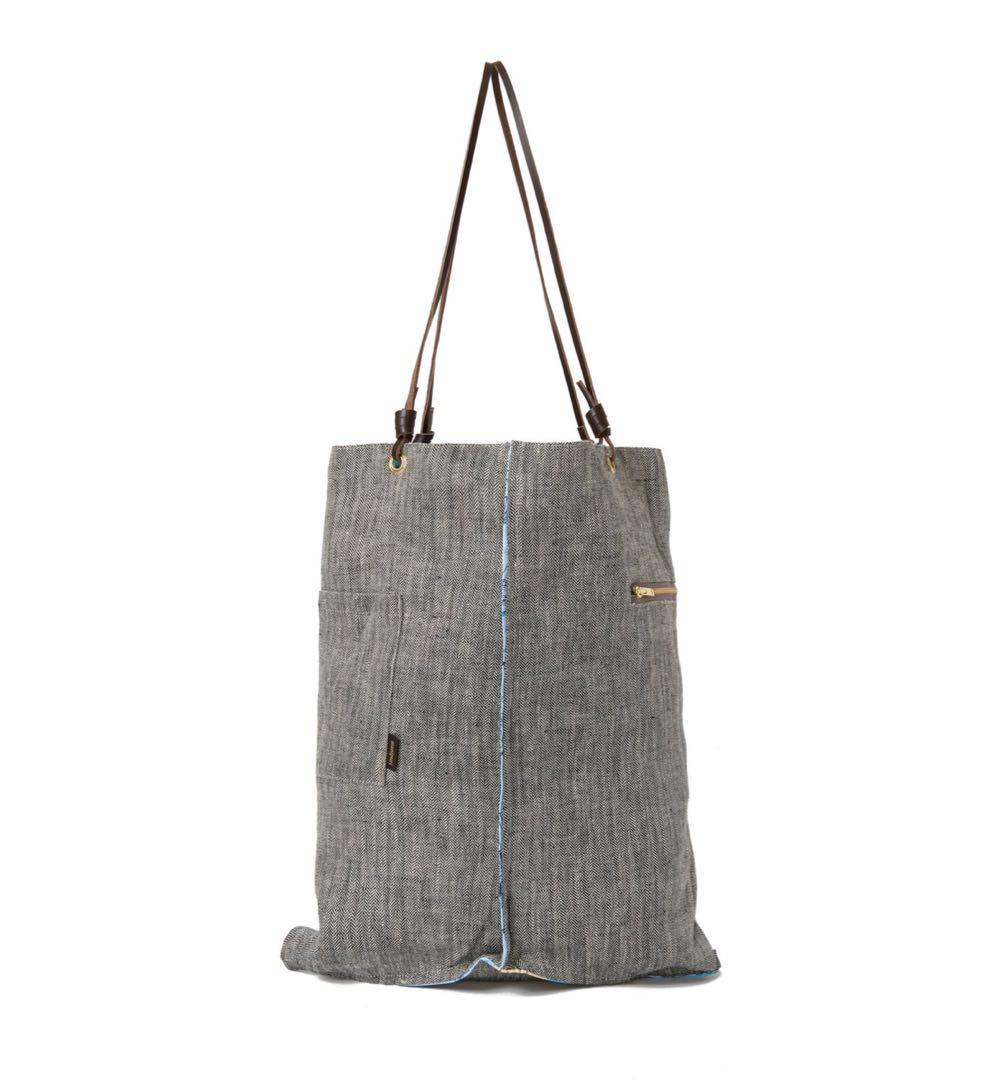 manipuri マニプリ　リバーシブルプリントトートバッグL