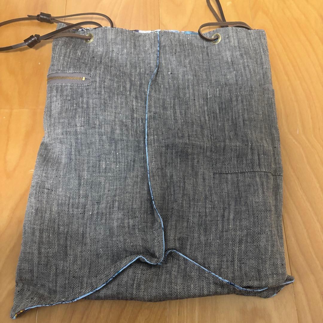 manipuri マニプリ　リバーシブルプリントトートバッグL