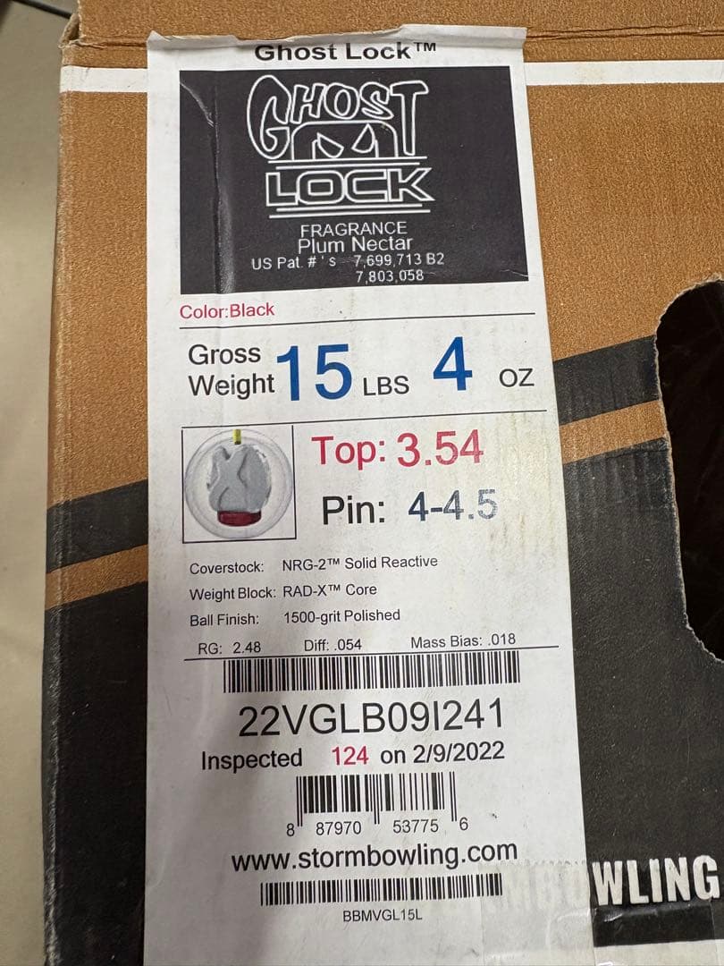 ☆美品☆ ストーム　ゴーストロック　15ポンド