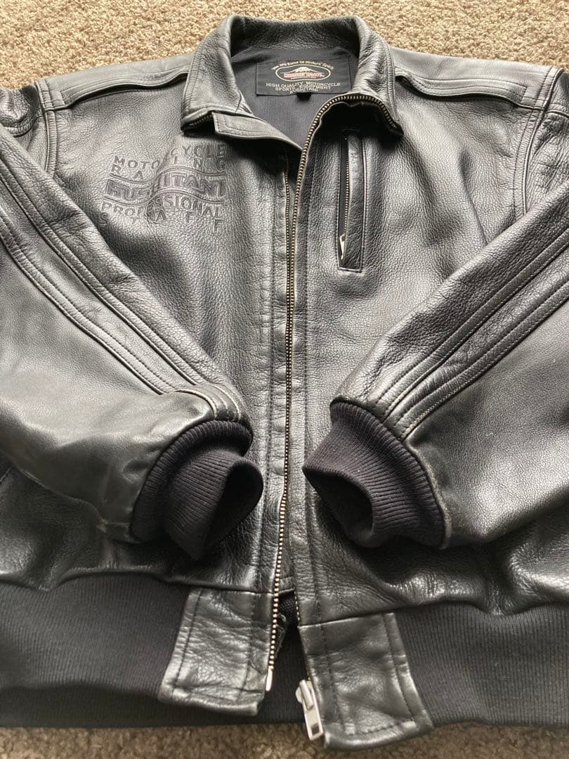 クシタニ　革ジャン黒　サイズL