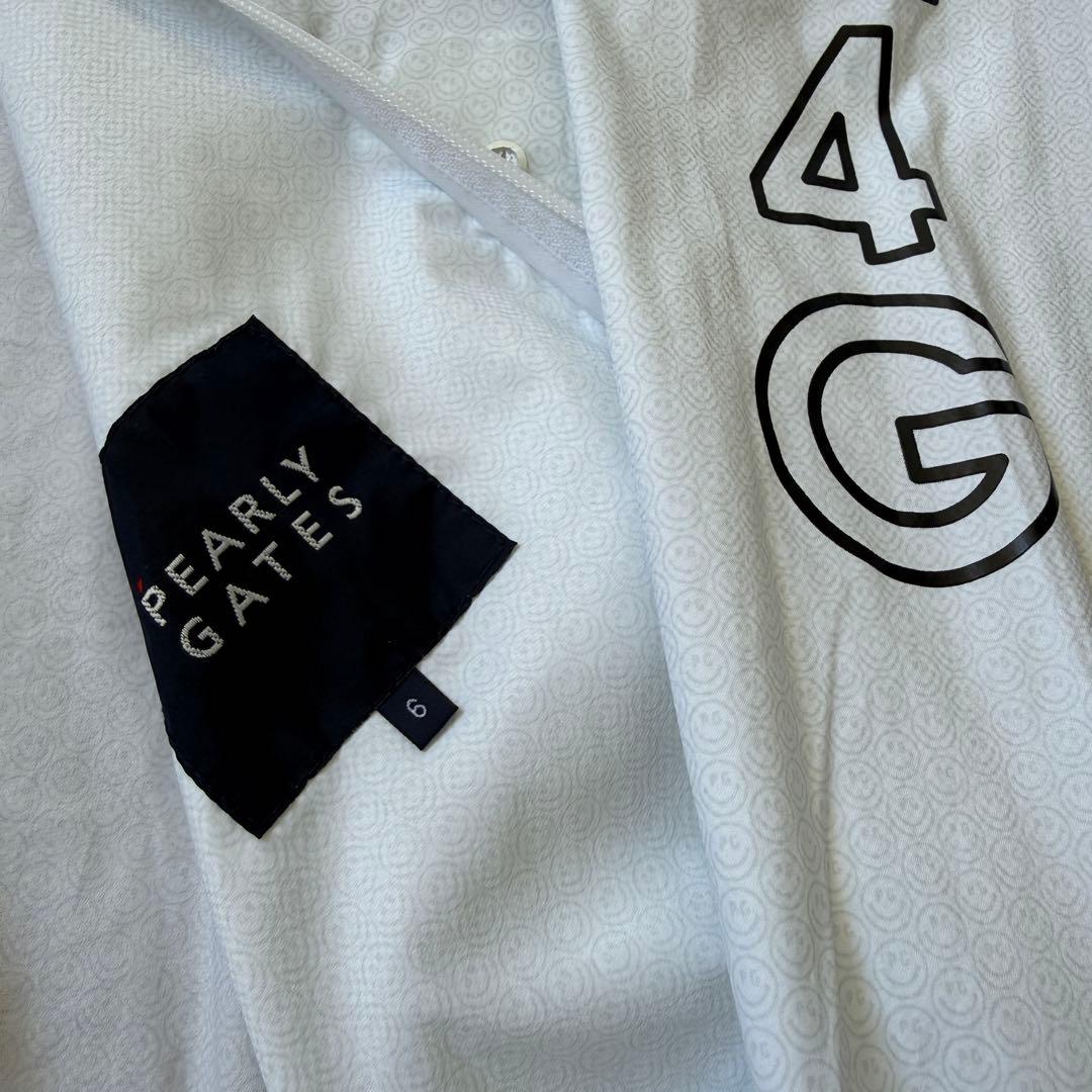 パーリーゲイツ　ジャケット　ブルゾン　白　XL〜XXL相当　スニード　6 総柄