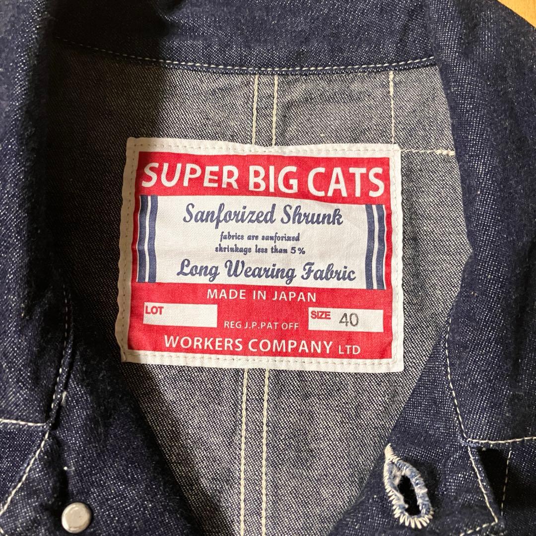 workers ワーカーズ　デニムカバーオール　40
