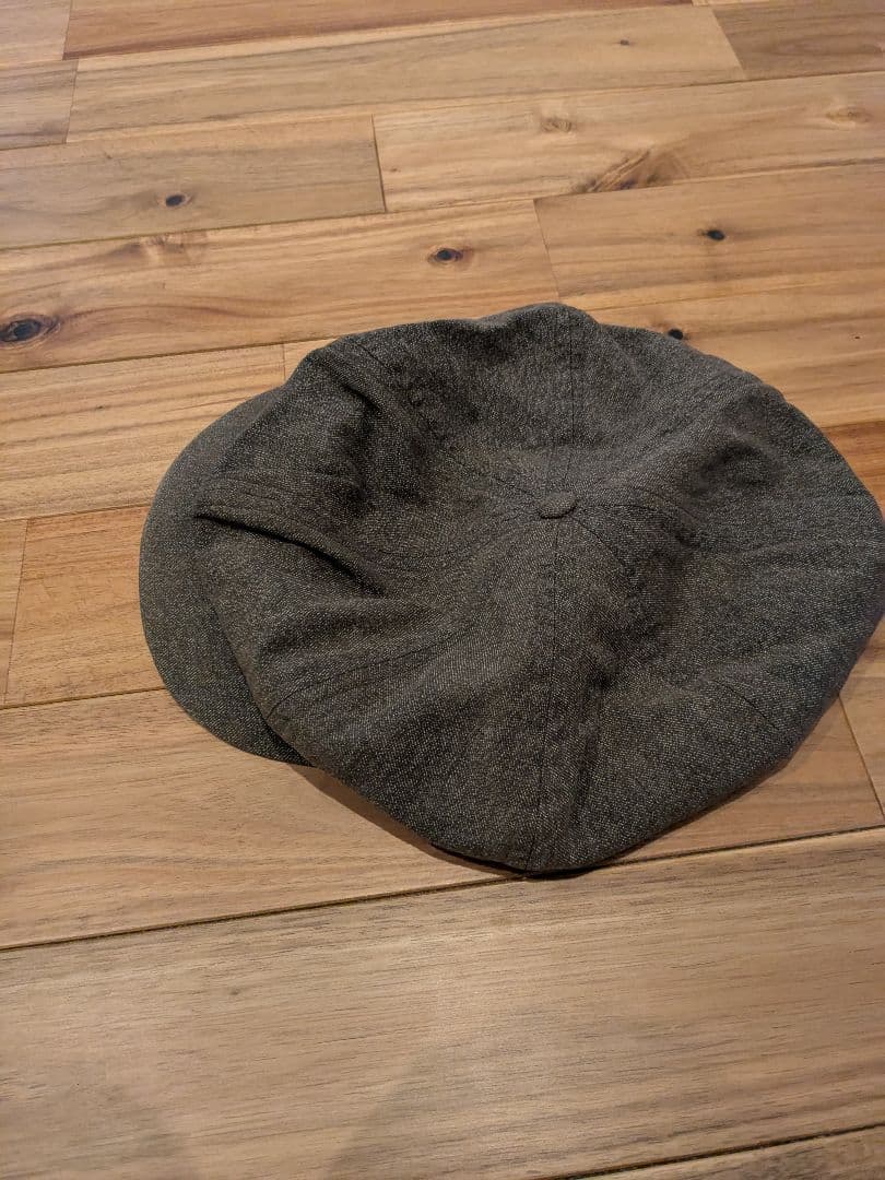 スペシャルビンテージ　黒　シャンブレー　ハンチング　キャップ