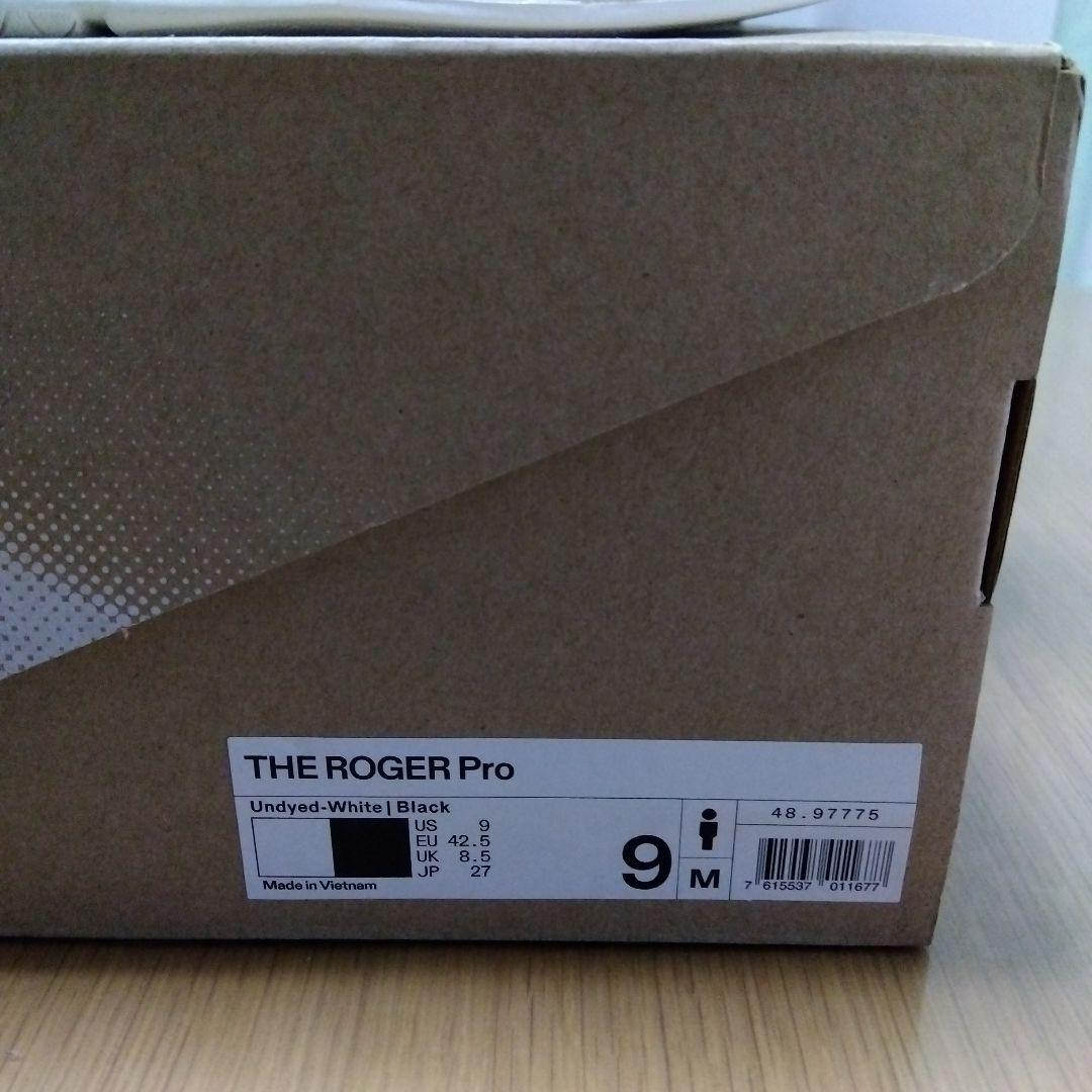 新品onロジャープロ ホワイト２７センチ