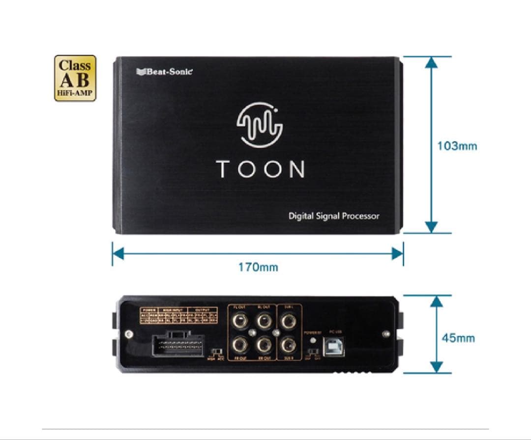プリウス専用 TOON X TOON X DSP-T305中古美品