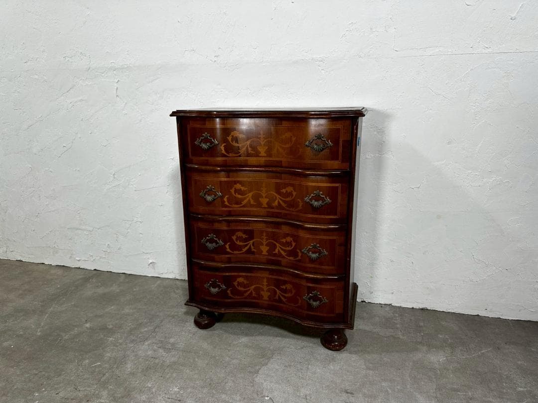 『イタリア製』4段チェスト チェスト サイドボート キャビネット RWche15